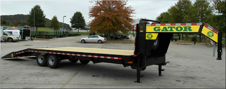 Gooseneck flat bed trailer for sale14k  Gallatin County, Kentucky